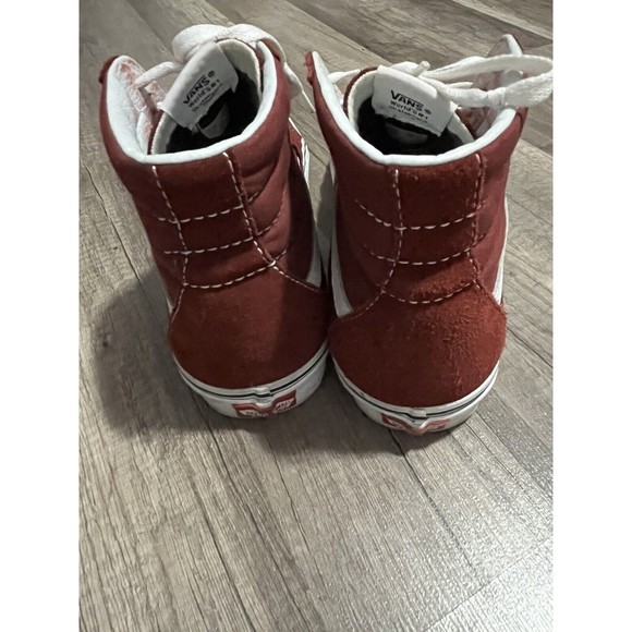 Vans Sk8-Hi Suede Skate sneakers Burgundy High Top Size 8 Men 9.5 Women main image 6
